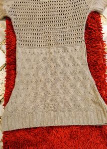 Crochet Knit Tunic Top