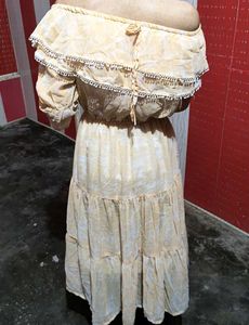 Off-Shoulder Maxi Dress