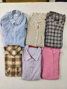 Men 6 Branded Shirts Combo