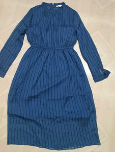 Vintage Blueline Maxi Dress 👗