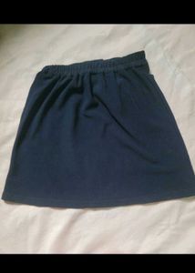 Navy Mini Skirt