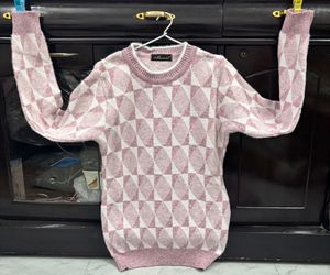 Patterned Sweater &amp; Bottom Set