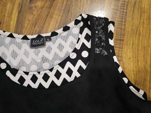 Black &amp; White Layered Tank Top