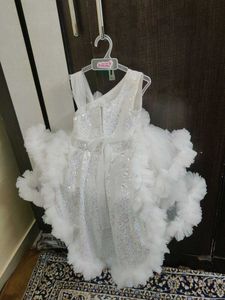 White Ruffled Dress