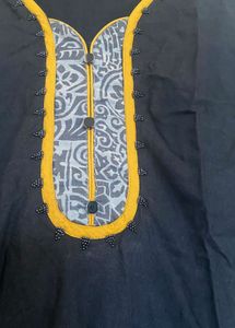 Elegant Black Kurta
