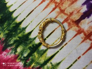 Golden Lioness Design Based Bracelet Cum Bangle