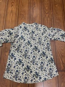 Floral Print Button-Up Shirt
