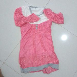 Pink Lace Dress