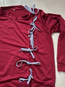 Bow Full Sleeves Top