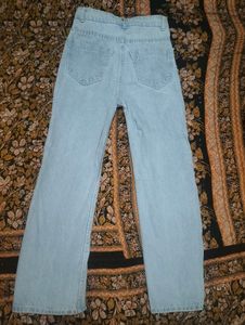 Light Wash Wide Leg Jeans