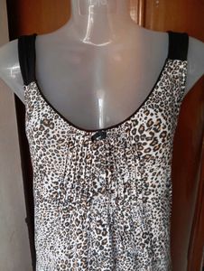 Leopard Print Slip Dress