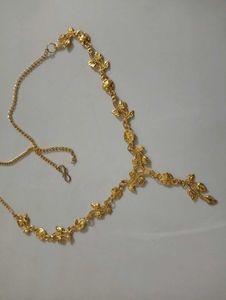 Vintage Gold Floral Necklace