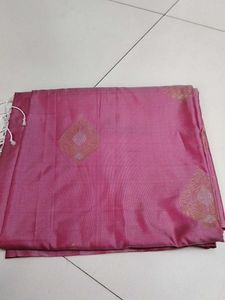 Onion Pink soft silk saree