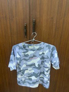 Camo Print T-Shirt cord set