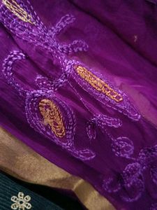 Purple Saree