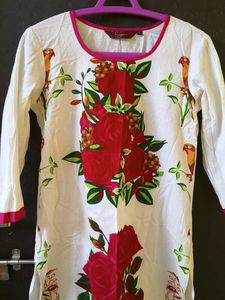 Floral Print Kurta