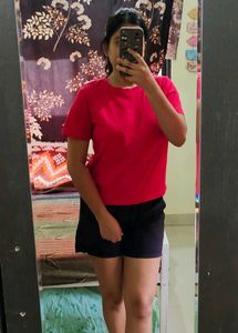 Women Red Tshirt