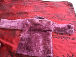 Fuzzy Purple Kids Outfit