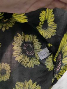 Souled Store Sunflower Print Top