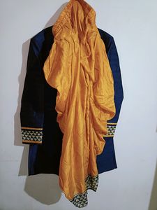 Men Blue Ethnic Kurta Set