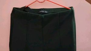 Green Polyester Bottom Wear