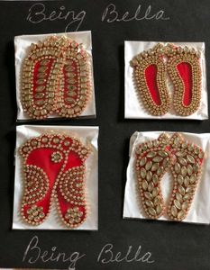 Handmade Lakshmi Feet Idol