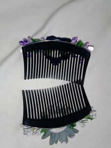 Floral Hair Comb Set