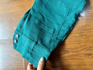 Green Casual Pants