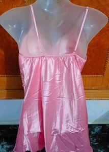 Pink Silk Lace Lingerie