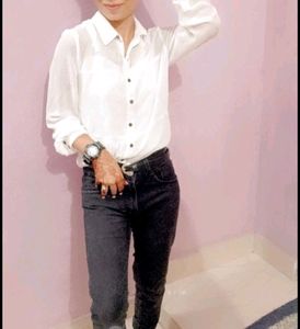 Seer/ Transparent White Shirt