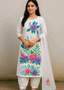 Floral Mustard Fabric