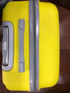 Yellow Hardshell Carry-On Suitcase
