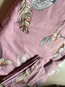 Floral Printed Double Bed sheet