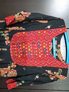 Floral Print Kurta