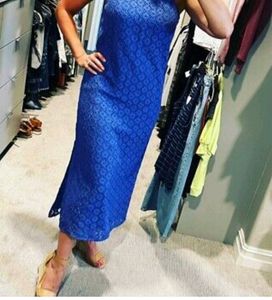 Crochet  Scoop Neck Summer Dress