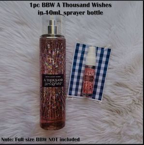 Bbw thousand wishes 10ml sample