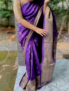 Elegant Purple Saree