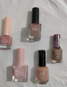 Price Drop Nude Nail Polish Set of 5