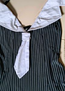 Striped Halter Romper