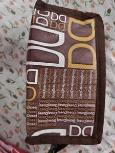 Patterned Tote Bag With Small New Pouch Free