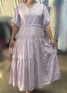 Flowy Lavender Maxi Dress