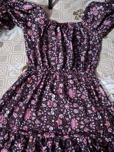 Floral Print Mini Dress