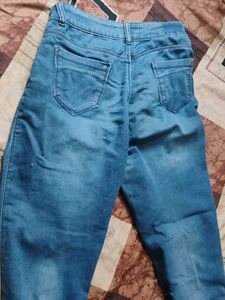 Vintage Wash Denim Jeans