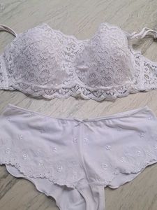 combo Of Four Imported Fabric Bra N Panty
