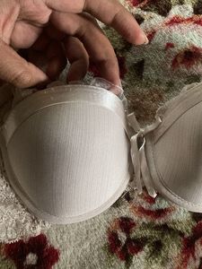 34A Korean Padded Lace Bra – Elegant Nude