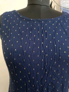Blue Long Kurti