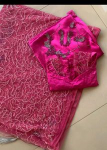 Pink Embellished Indian Jewelry Set
