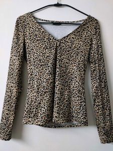A leopard print top
