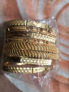 Golden Bangle Set