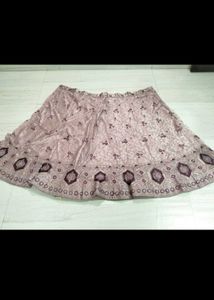 Pink Unstitched Lehenga Choli